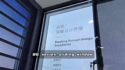 Double Glass Hurricane Impact Aluminum Sliding windows for Bedroom