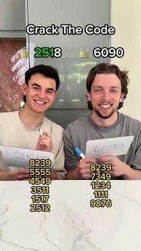 CRACK THE CODE 😂