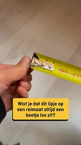 Wist je dat je rolmaat meer kan dan alleen meten? 👀 Deze hack maakt klussen nét even slimmer. #hubotip #klusgemak #doehetzelf | Hubo Gennep - Bergen