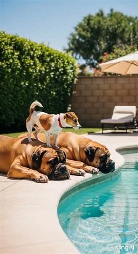 BIG DOG IN ACTION🤣 Watch This Hilarious Pup Playtime #funny #viral #dogs