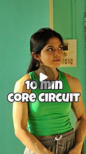 Nisaa Saher Shariff on Instagram: "Core Circuit 🔥 All you need is 10 minutes! All the exercises are meant to be done for a period of 30 seconds. Perform the exercises back to back with minimal rest in between. Rest 1-2 mins between rounds. Repeat the circuit thrice ! 1. In and Out Crunches 2. Situps to Twist 3. Ab scissors 4. Flutter kicks 5. Commando Planks . . Good luck :) See you in the next."