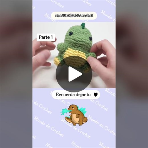Tutorial de Amigurumi: Crea un Godzilla Crochet
