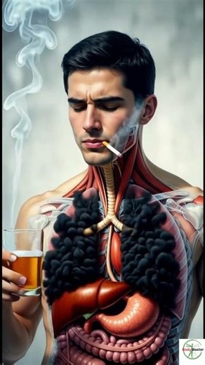 What Happens Inside Your Body When You Smoke & Drink Alcohol | 3D Human Anatomy