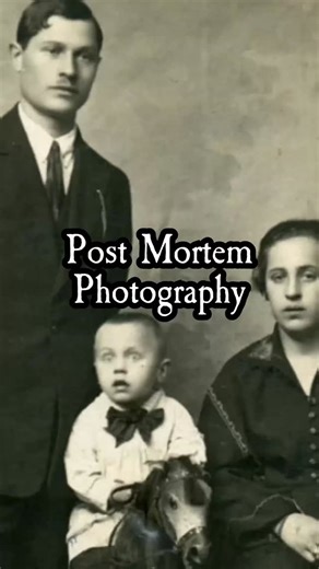 The Scarecast on Instagram: "Victorian post-mortem photography was quite common in the mid to late 1800s, a period marked by high child and infant mortality. After passing, the bodies of loved ones were carefully washed, dressed, and arranged to appear peaceful or even lifelike before being photographed. These images were deeply meaningful, as they were often the only picture a family ever had of the deceased, turning a final, painful moment into a lasting keepsake meant to preserve their memory