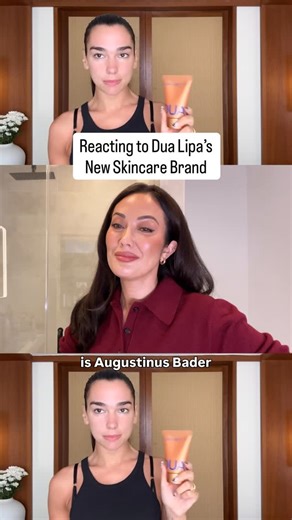 SUSAN YARA on Instagram: "I feel like I was summoned to do a reaction video to Dua Lipa’s new skincare brand with Augustinus Bader. Head to my channel or click on the link in my stories to watch the full video! *Original routine posted on Vogue! #skincare #skincarereaction"