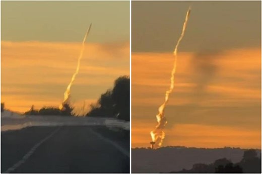 “Ho visto un missile sui cieli della Sardegna”, passante fa video e segnala alla polizia
