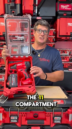 Tooling With Newman on Instagram: "@10spottools nailed it again with this Packout Insert for the @milwaukeetool M18 Precision Blower! It’s designed to hold your M18 Precision Blower (0887), one M18 battery up to 8.0 or 6.0 FORGE, all three nozzles from the kit, plus a deep-walled accessory well that reaches up to the lid for them small parts #10SpotTools #Packout #MilwaukeeTools #M18 #ToolOrganization #PackoutInsert #MilwaukeeBlower"