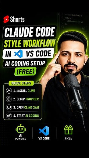 AI Se Coding Kaise Karein? VS Code + Cline Setup (FREE) 🚀