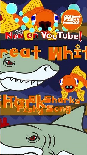 #short clip of The All Shark Fishy Song | Watch the full video on the #gofishygo official channel