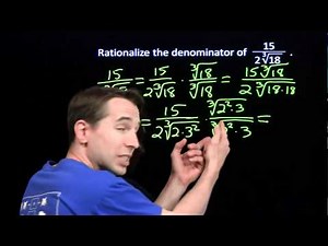 Art of Problem Solving: Rationalizing Denominators Part 1