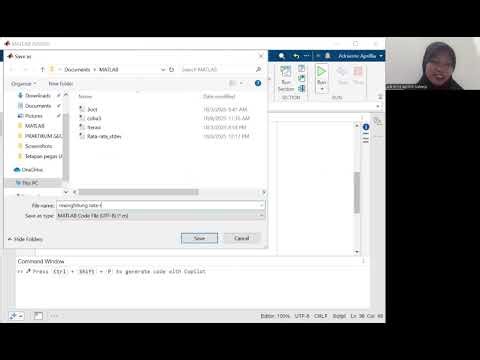 Menghitung Rata-rata dan Standar Deviasi di MATLAB