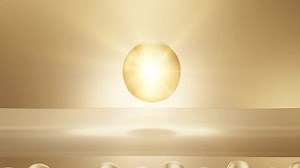 Animation skin collagen through the skin layer and reduce up saggy skin of the skin cell.Serum and vitamin drop to cells. 3d rendering.