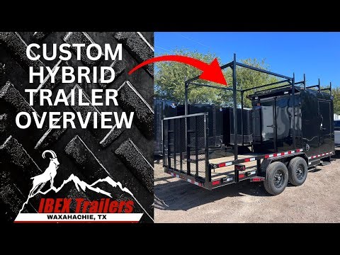 Custom TrueBlue & LaCosta Hybrid Trailer Overview from Ibex Trailers