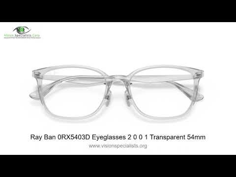 Ray Ban 0RX5403D Eyeglasses 2 0 0 1 Transparent 54mm