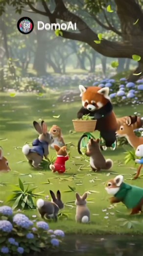 The Red Panda’s Magical Tricycle Adventure