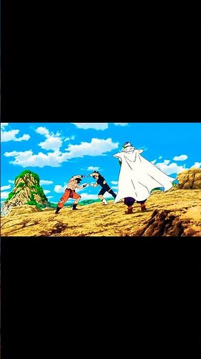 Goku And Vegeta Fail Fusion 😂 #dbs #goku #vegeta