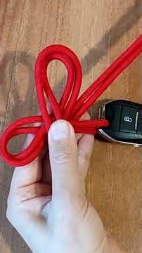 A Smart Idea Using Just a Rope ✨ A Keychain That Will Amaze Everyone