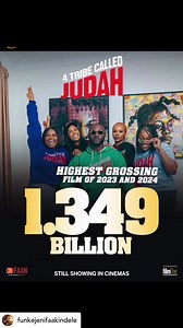 Thank you so much my darling fans!!! Una mount!!! God bless you all!!! #atribecalledjudah is still showing in all cinemas nationwide!!! Uk!!! #atribecalledjudah is still showing in selected Odeon Cinemas!! GABON,TOGO,COTONOU,BURKINAFASSO,SENEGAL!!! #atribecalledjudah is showing!!! #funkeakindele #funkeakindelenetwork #fansoffunkeakindele #jenifans #afunkeakindeleandadeoluwaowufilm | OfficialfunkeAkindele