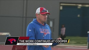 Cooper continues spring football practice