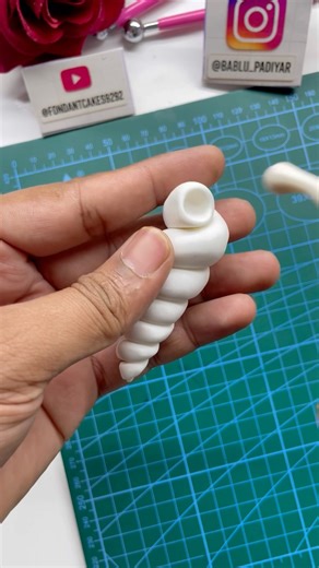 How To Make fondant Seashells | Sea Cake Topper | Suger Craft @fondantcakes9292