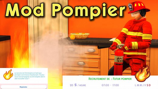 Une carrière active de pompier pour vos Sims ! - Mod Sims 4