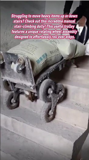 😌 Stair Climbing Dolly! Moving Heavy Loads Up Stairs Made Easy #diy #tools #tips #tricks #how