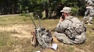 Fire Support Specialist from 3-319 Airborne Field Artillery Regiment, 82nd Airborne Division Artillery, trained along AH-64 Apache aircraft assigned to 1-82 Attack Reconnaissance Battalion "Wolfpack", 82nd Combat Aviation Brigade, 82nd Airborne Division. The training allowed for ground forward observers to communicate with Apaches to call in close combat attacks on a simulated enemy position part of Wolfpacks aerial gunnery Sept. 17, 2015 on Fort A.P. Hill Continue to monitor the #82CAB page. | 