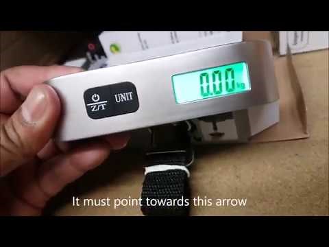 Lugguage Scale Battery Insert