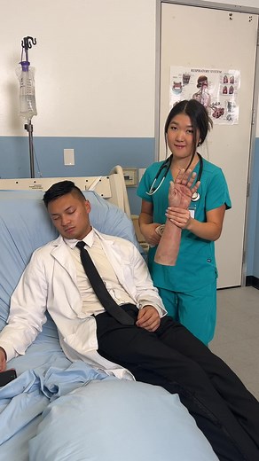 nurse pranked doctor in bed!