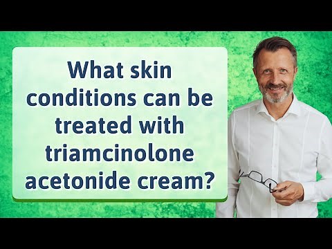 What skin conditions can be treated with triamcinolone acetonide cream?