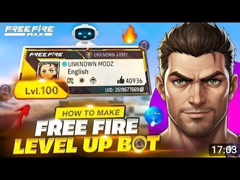 🚀 Free Fire Level Up Bot | How to Build an Automatic Level Bot