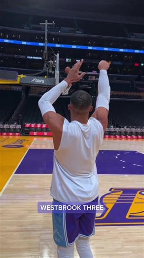 러셀 웨스트브룩의 NBA 몸풀기 비디오