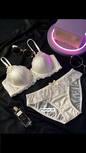 Luxury Silk & Lace Lingerie Sets You Need ✨💜#LingerieSet #bra #fashion