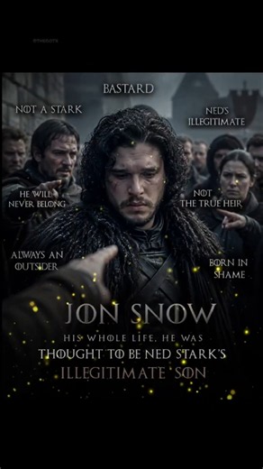 Jon Snow — The Hidden Heir 👑❄️ | The True Story of Aegon Targaryen #Shorts
