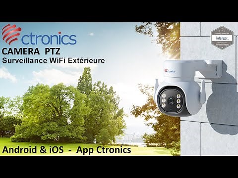 Ctronics 2MP Wifi PTZ Outdoor Surveillance Camera - Ctronics Pro App - Android & iOS - Unboxing