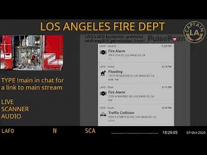 07-Oct-2025 // LAFD Los Angeles Fire Department SCANNER Radio ARCHIVE // FIRE & EMS // LA CAPTAIN