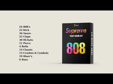 [FREE] TRAP DRUM KIT "SUPREME" 2024 | Free Download