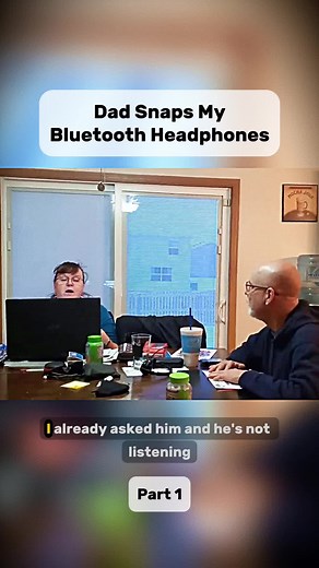 Part 1 | Dad snaps my Bluetooth Headphones #crazyman #angrydad #viral #1min #foryou