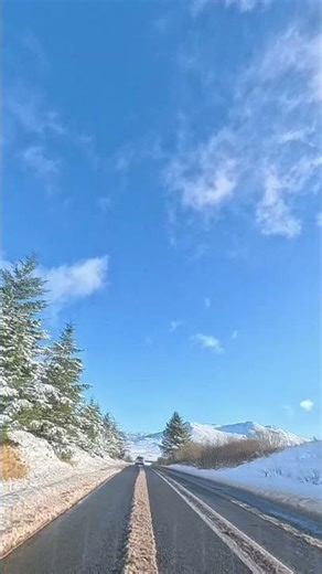 Drive With Me ASMR 🚗❄️ Snowy Scenic Mountain Drive in Wales | POV Winter Road