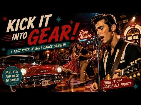 🎵 Kick It Into Gear | Classic Rock'n'Roll🎵