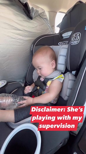 88K views · 970 reactions | She loves to play water bottle, but I make sure I am watching her not removing the cap #baby #waterbottle #babytoys #babyplayideas #sensoryplay | The Murphys | Facebook