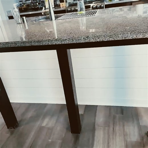 Amazing Kitchen Island Shiplap Transformation!
