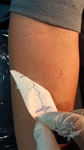 A living heartbeat carrying a hidden message, bound in infinity—a secret love that lasts forever.