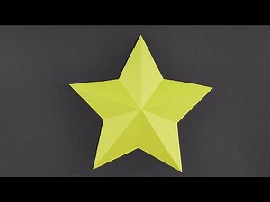 Origami star instruction how to cut an origami star 折り紙 星 切り方