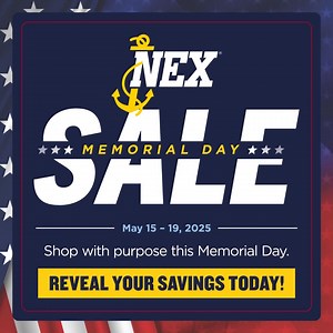 Scratch and reveal a deal between now and May 19, 2025. Get 5% off instantly on myNavyExchange.com when you use code MEMORIAL5. Exclusively for military members and their families that are authorized Navy Exchange patrons. Exclusions apply. See store or website for details. | Navy Exchange