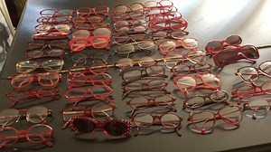 People always ask about my collection of signature red glasses. Well, here’s a taste of just a fraction of them 😉 #sjr #sallyjessyraphael #80snostalgia #90snostalgia #redglasses | Sally Jessy Raphael