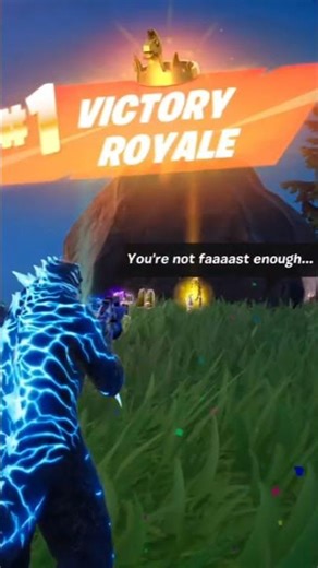 #FORTNITE VICTORY ROYALE: "You're not faaaast enough." #victoryroyale