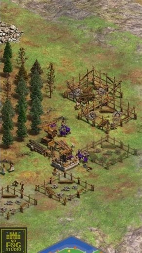 Ghulams in the Woodline... Never a Good Sign #aoe2 #ageofempires2 #aoe2de #shorts #gaming