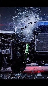 EPIC Car Crash in Super Slow Motion! 💥 Devastating Impact & Debris