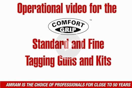 Amram Comfort Grip Tagging Gun for Clothing Includes 1250 Pieces of 2 Inch Attachments and 5 Need...
